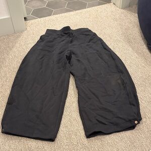 FREE-EST BY FREE PEOPLE Women's Wide Leg Pants Size S In Black